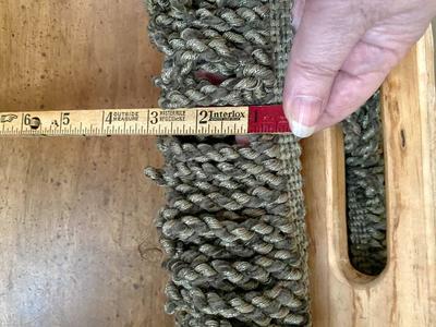 WOW FRINGE -Shades Of Green 6 YARDS + 22 INCHES LUXURIOUS Fringe TRIM By 3 inches Wide - See Photos.