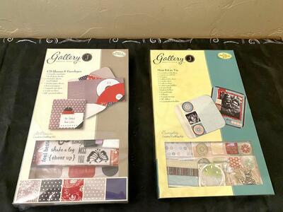 Set Of TWO - Gallery J Paper Craft KITS - New - Each Kit Has Many Components- See Photos.