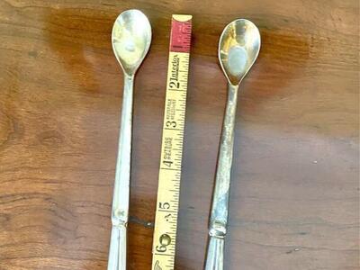 RARE Vintage Pierre Smirnoff Silver Plated Long Stir Spoon - Your Choice $10 - See Photos For Details