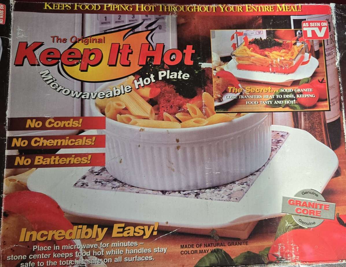 Microwaveable Hot Plate The Original Keep It Hot