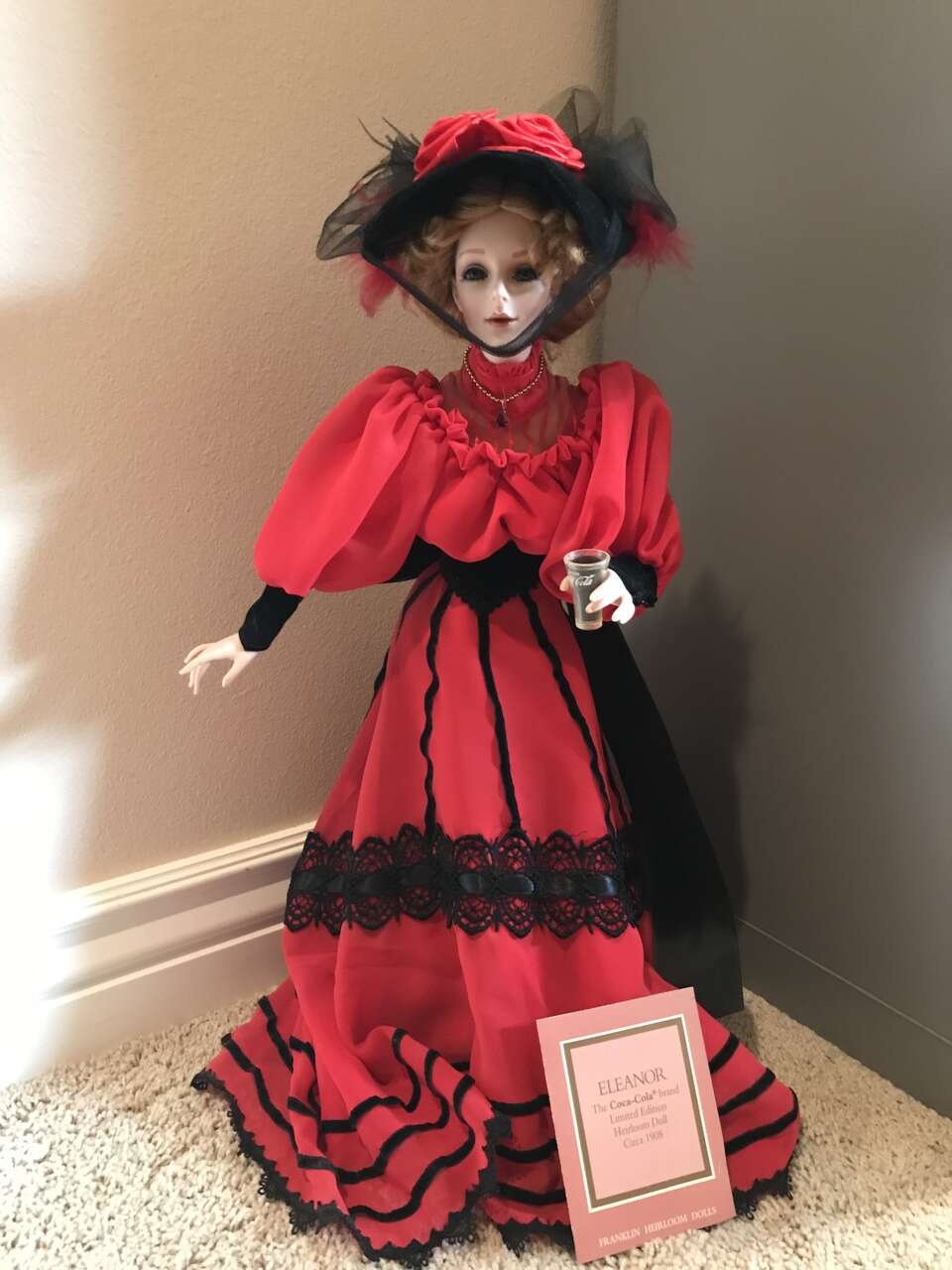 Coca Cola collectible porcelain dolls
