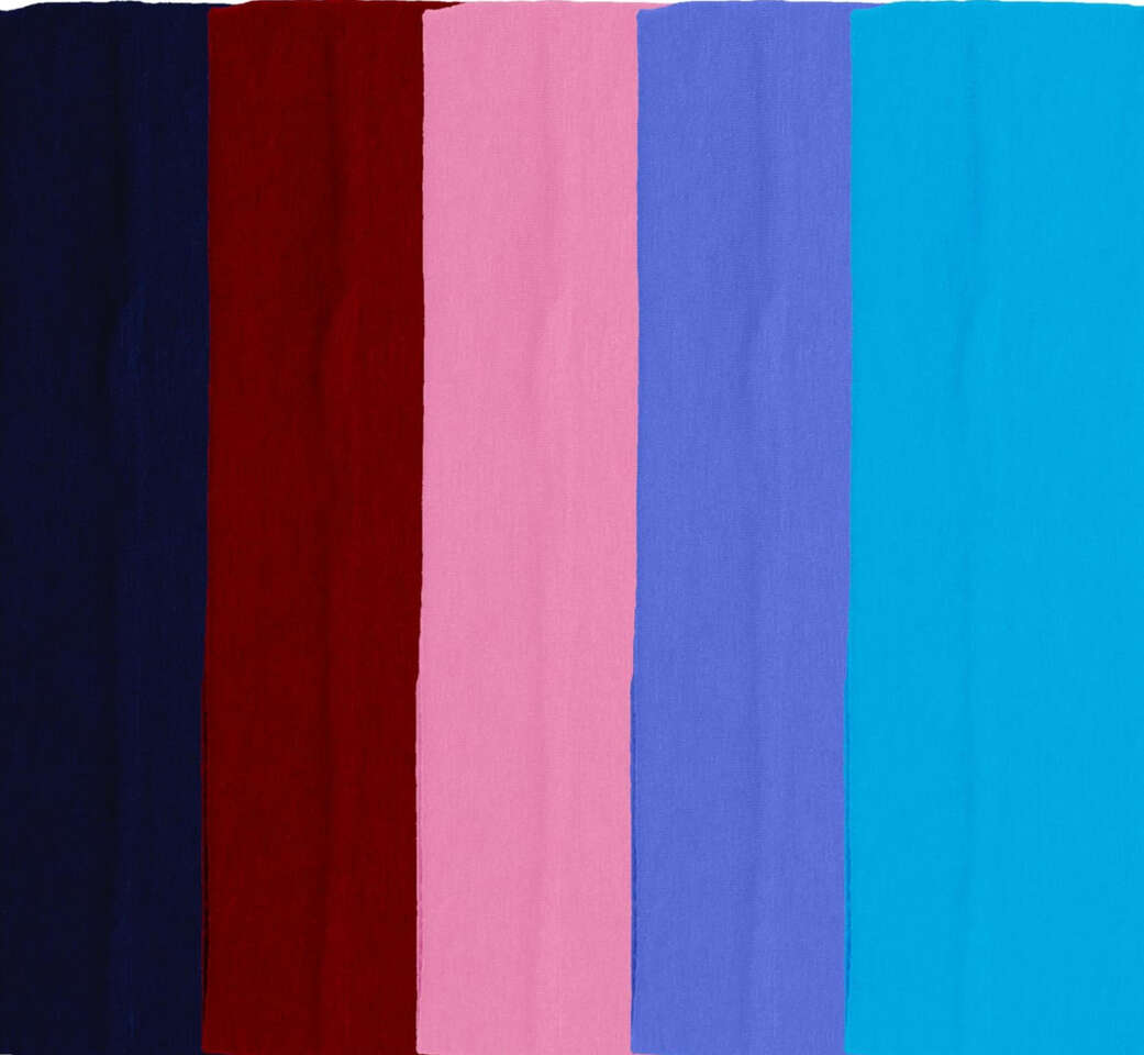 Women's Headbands, Assorted Colors and Styles (Navy Blue + Purple + Pink + Light Blue + Red, 5 Pack)