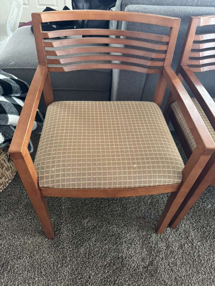 Knoll Studio Ricchio Wood Chairs