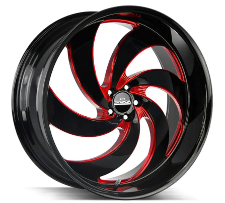 Strada Retro car wheel frame 6 24x10 +25 C06452025GBMLR