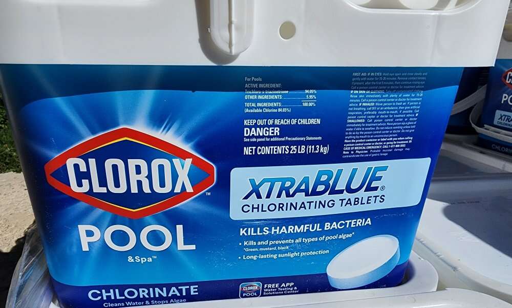 Clorox Pool Xtrablue Chlorinating Chlorine Tablets