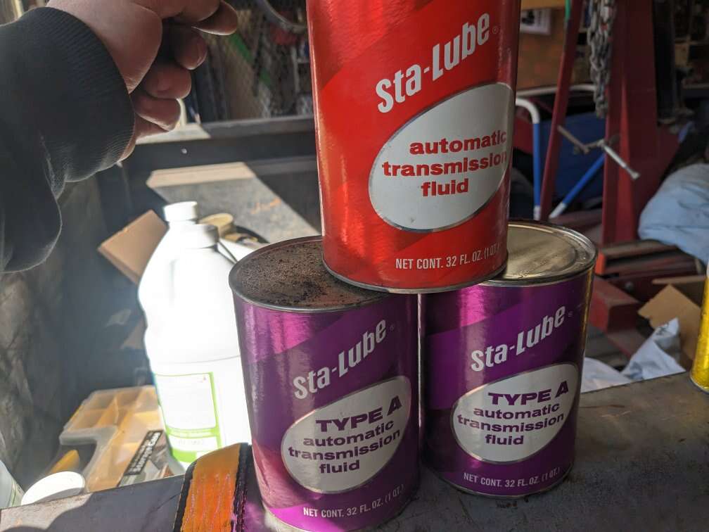 GM type A transmission fluid ATF vintage oil can