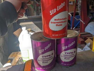 GM type A transmission fluid ATF vintage oil can