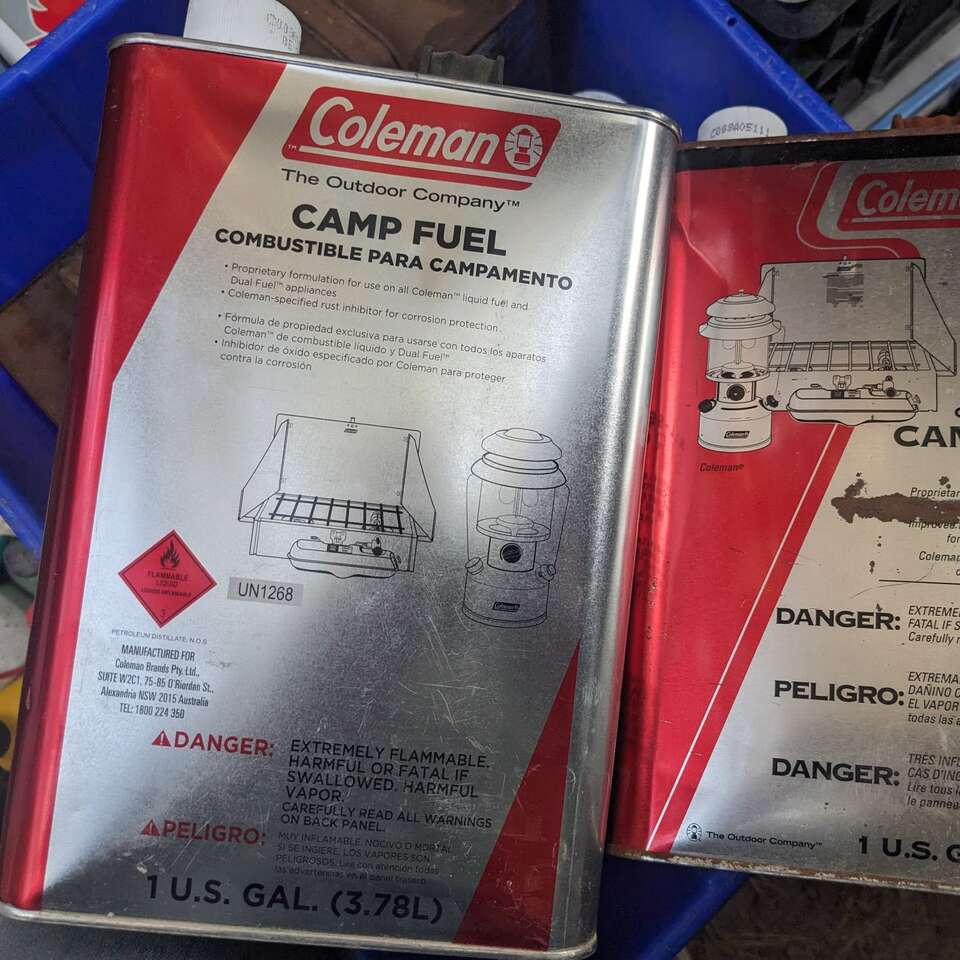 Coleman fuel gallon stove lantern camping gas