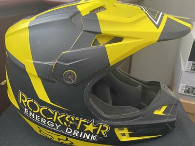 Fox Rockstar Motorcycle Helmet Size XS
