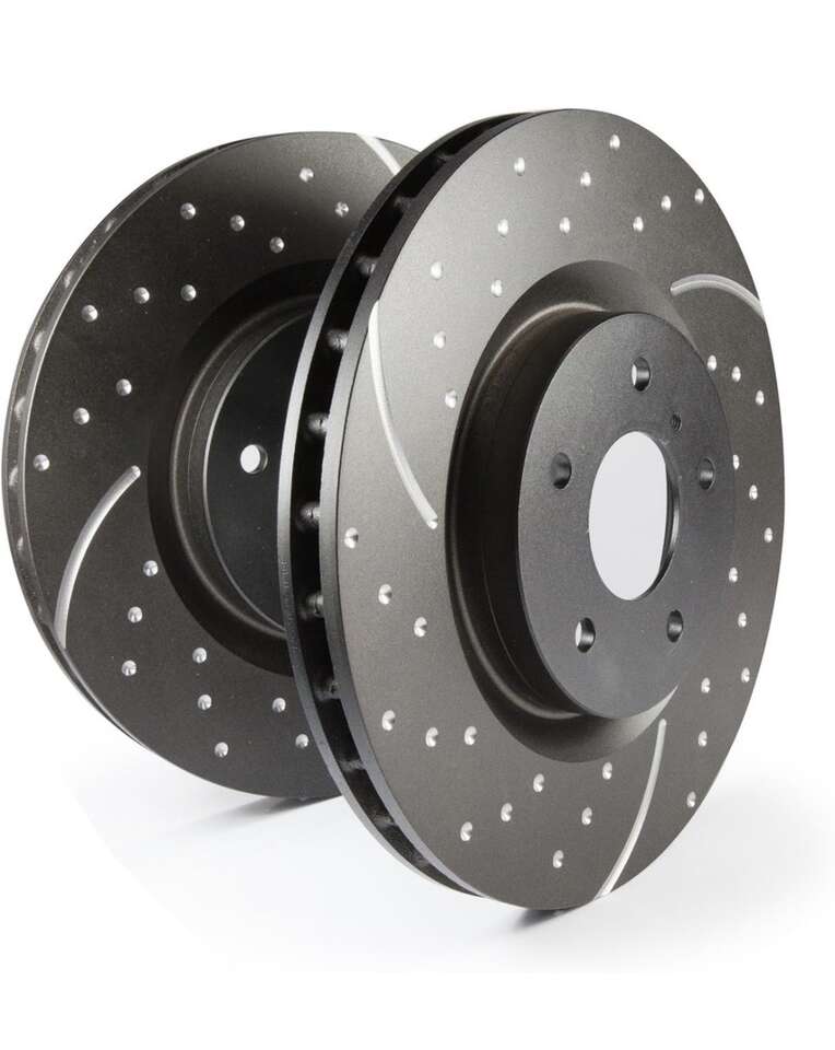EBC Slotted & Dimpled Rotors GD1844 Porsche/Audi