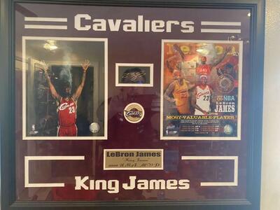 LeBron James 2009 NBA MVP Plaque