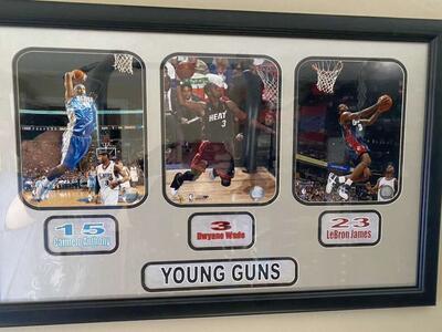Anthony, Wade, James, Young Guns Plaque