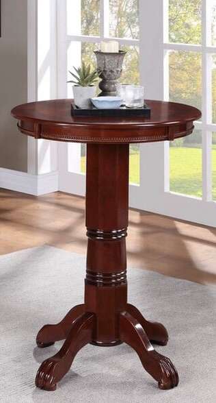 Pub table with barstools