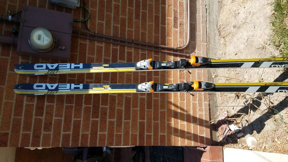 Head 211cm world cup skis dh skis