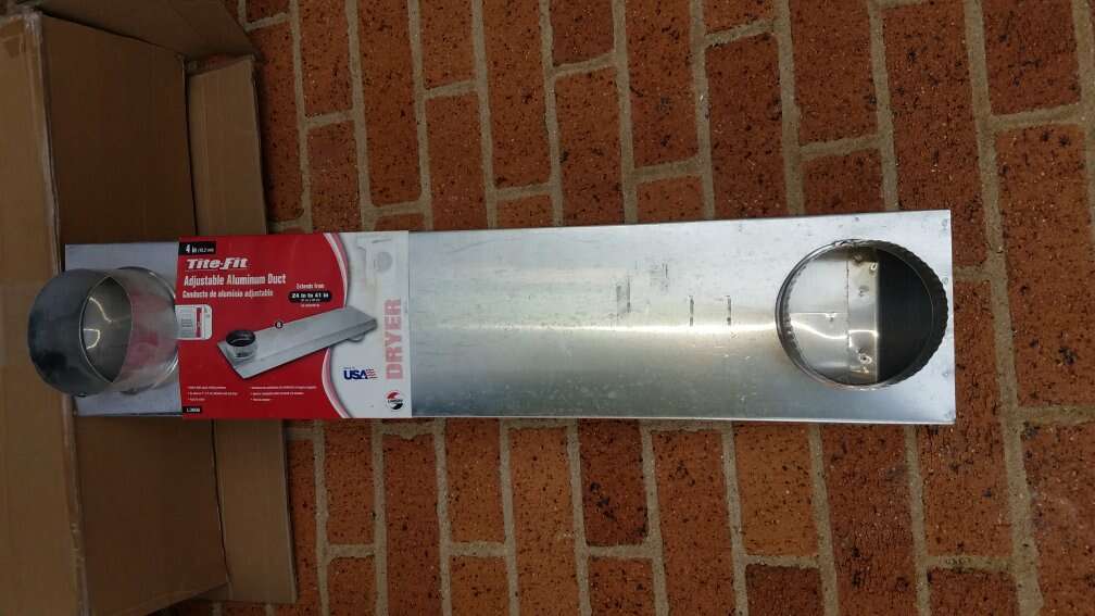 Dryer vent low profile adjustable new