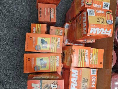 New Filters Fuel, Air, Transmission and Belts