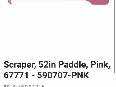 52 Inch Pink Scraper Paddle