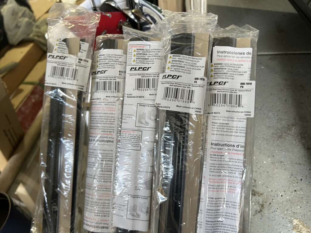 Restroom Stall Door Privacy Cover 58 Inch