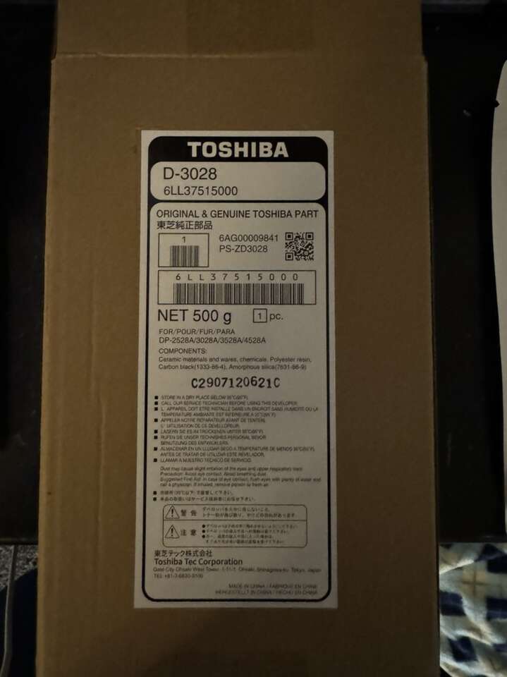 Toshiba D-3028 Black Developer 6LL37515000
