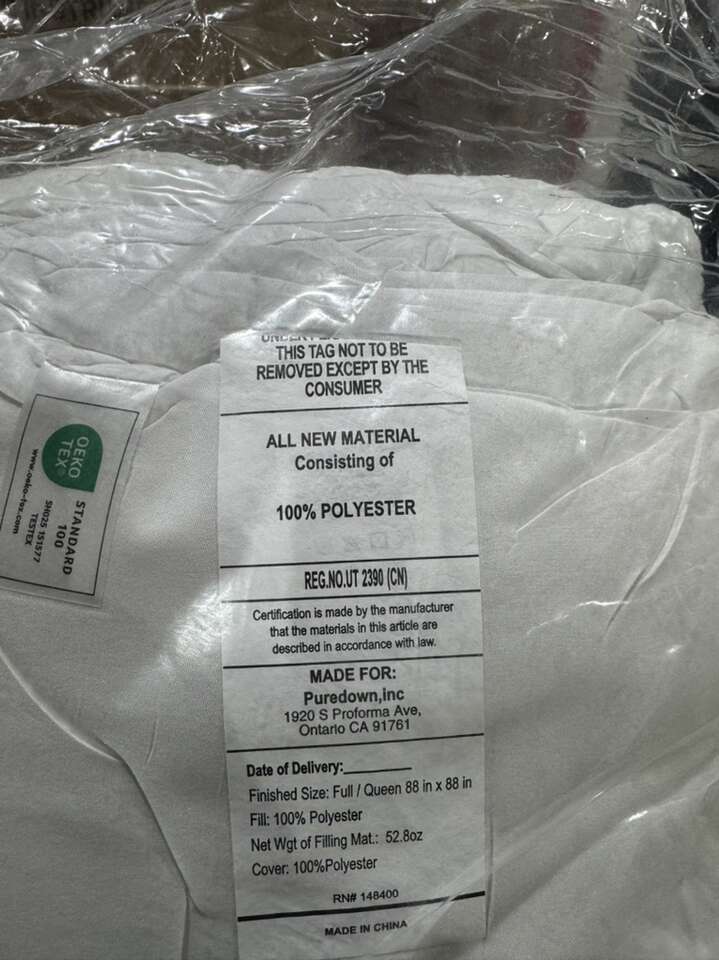 Puredown 100% polyester Fill comforter 88x88