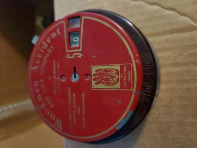 VintageWoodmen Accident And Life Company Coin Bank