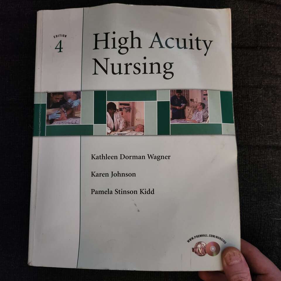 High Acuity Nursing Soft Cover Text Book