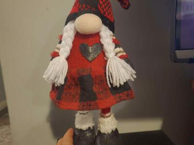 Bobble Valentine's or Christmas Gnome