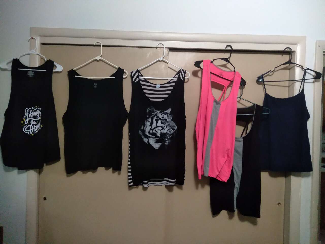 6 tank tops plus 3x