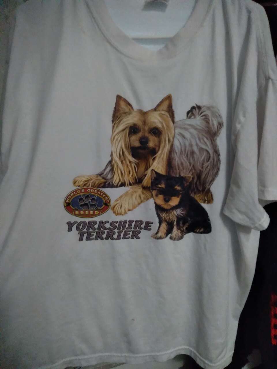 Yorkie lover top XL