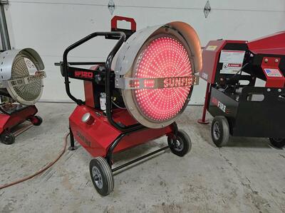 Portable Radiant Heater Garage and Construction By Sunfire MADE IN USA