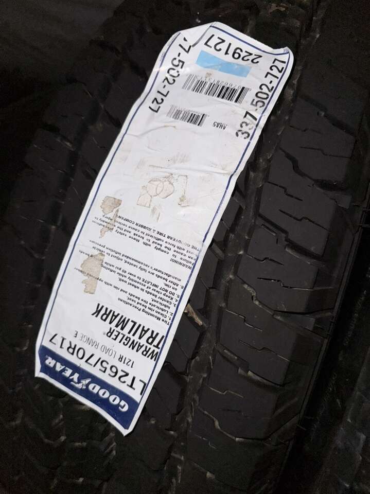 One New Tire LT265/70R17