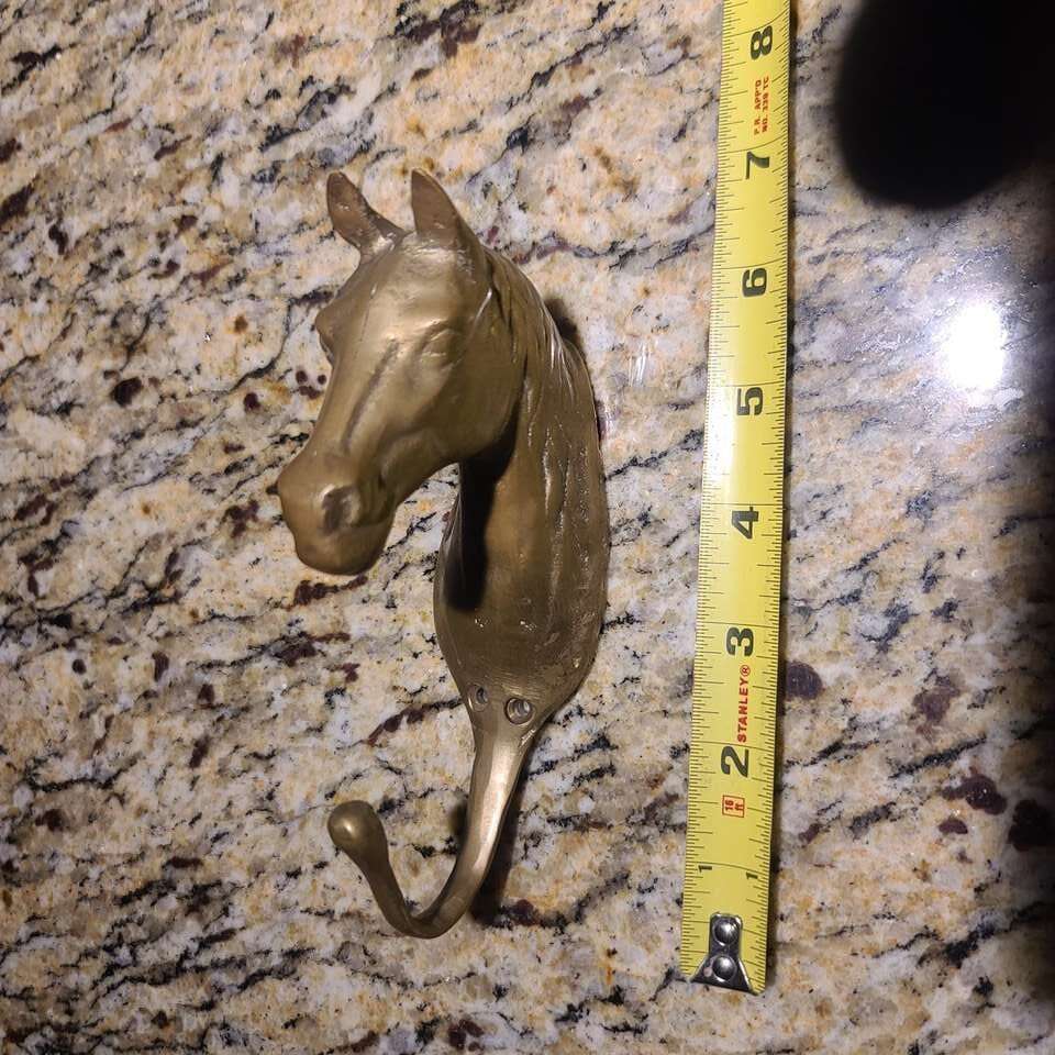 Metal Horsehead Coat Hook