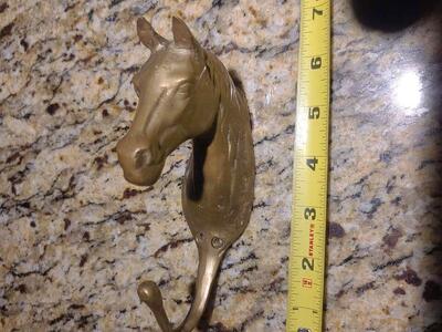 Metal Horsehead Coat Hook