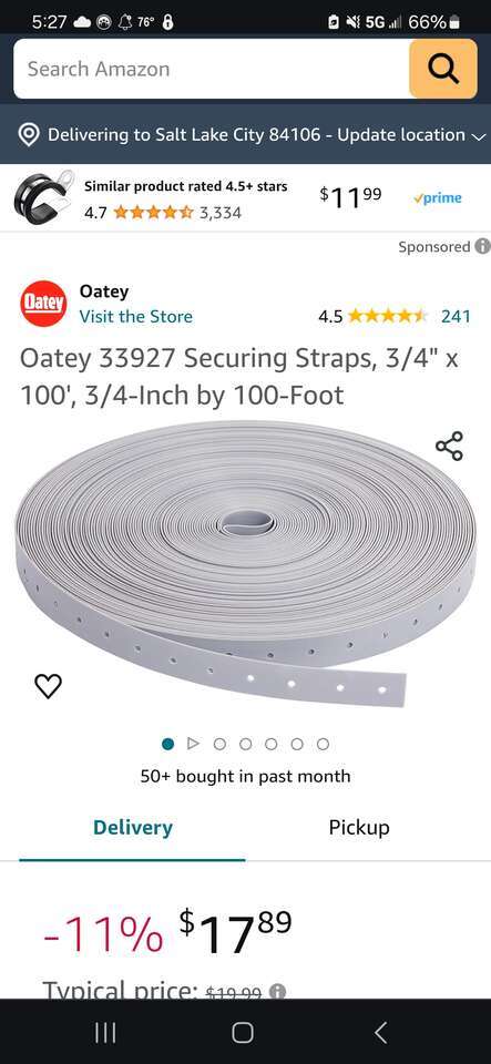 Securing Strap 3/4" x 100 '