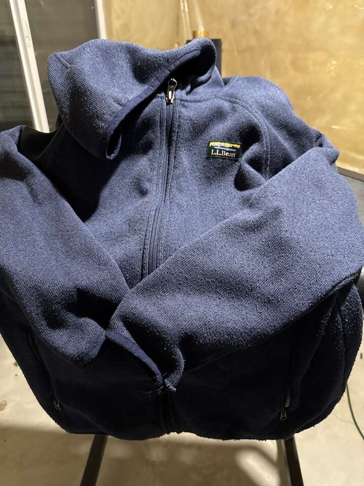 LL Bean Youth XL Blue Midweight Fleece