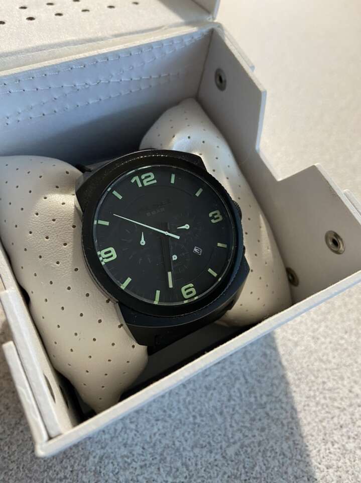 Diesel DZ-4192 Black Rubber Wrist Band Watch