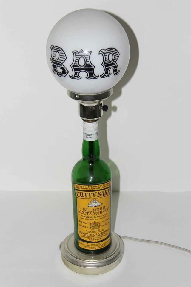 Vintage Cutty Sark Bar Lamp