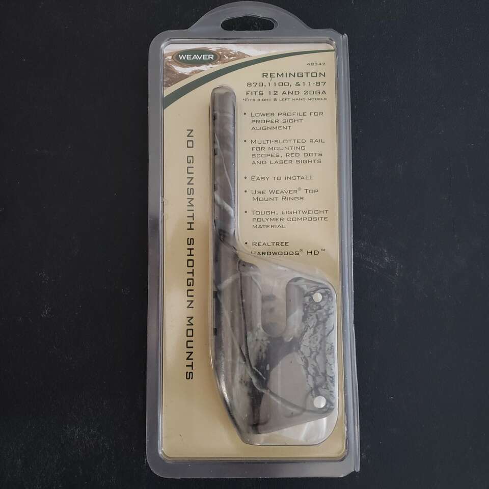 NEW Weaver Remington Shotgun Mount Rail