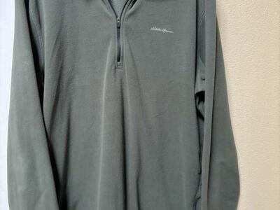EDDIE BAUER MENS 3/4 Zip Fleece- TALL XL