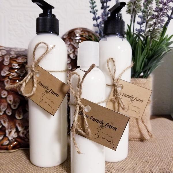 Goat milk lotion