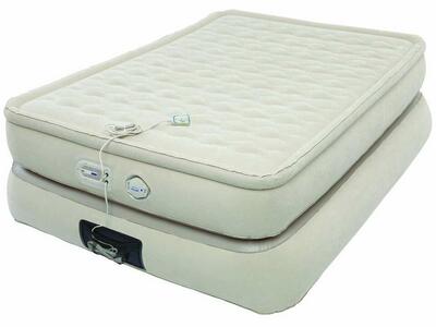 Coleman AeroBed 24-Inch Raised Pillowtop Air Mattress in Tan