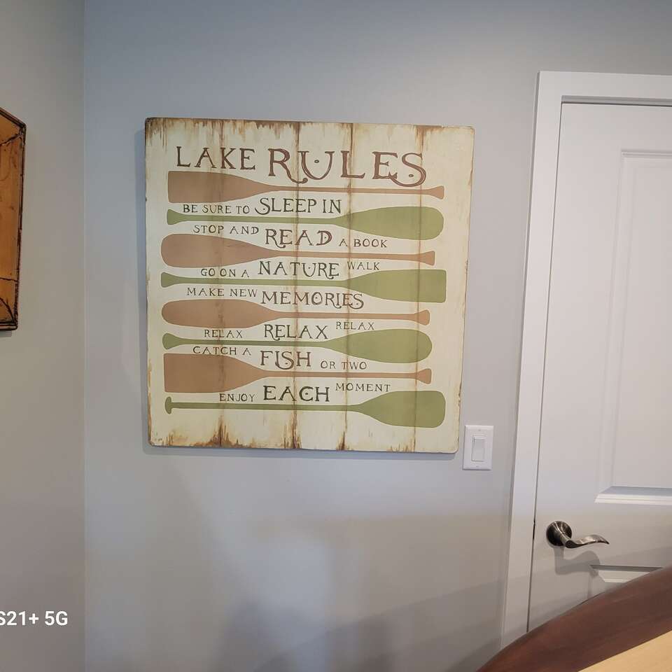 Lake Rules Artwork