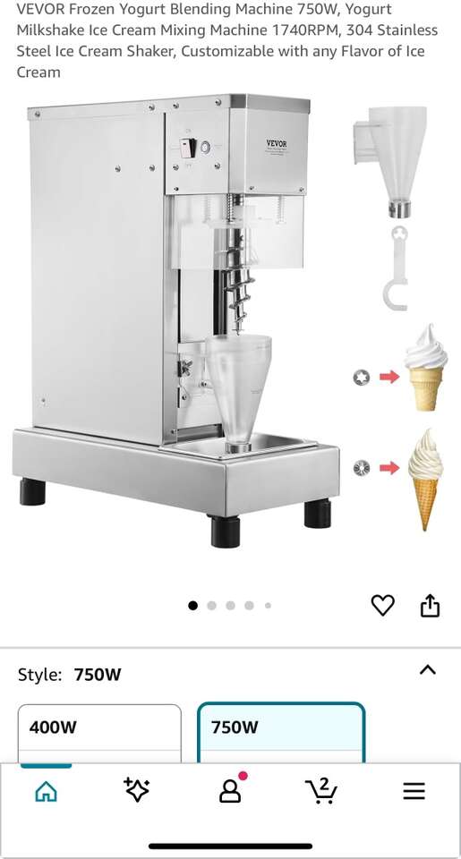 Brand New Commercial Ice Cream Frozen Yogurt Mixer