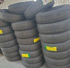 4 NEW FREE COUNTRY TRAILER TIRES 205 75 15 LRE 10ply