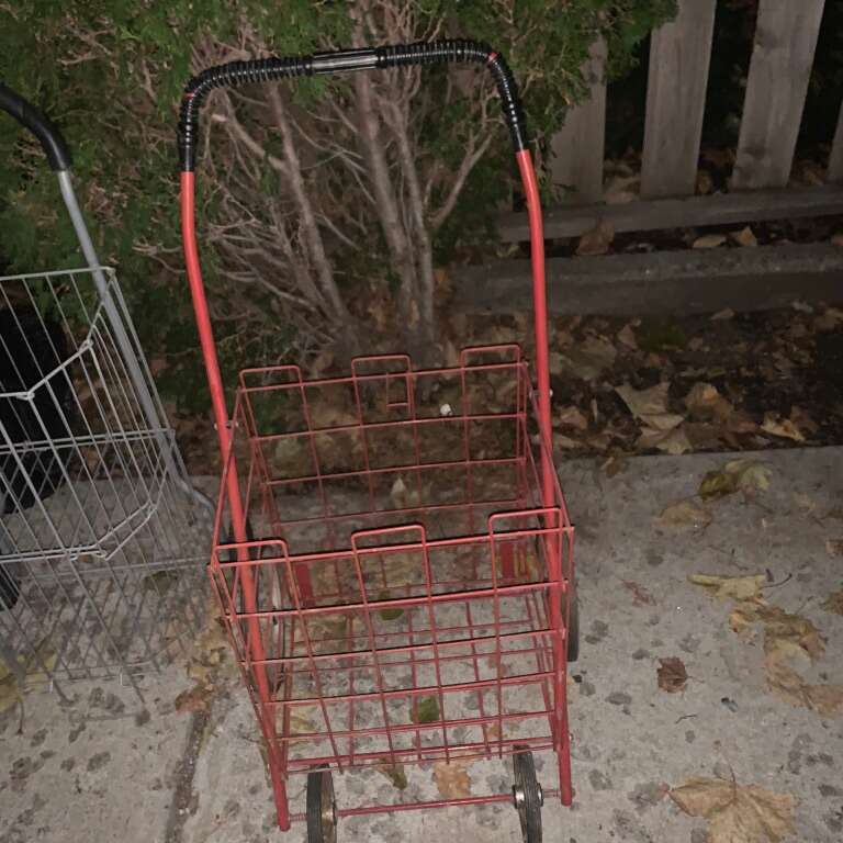 Vintage Metal Foldable Cart