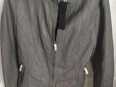 BRAND NEW FAUX LEATHER JACKET-SIZE M