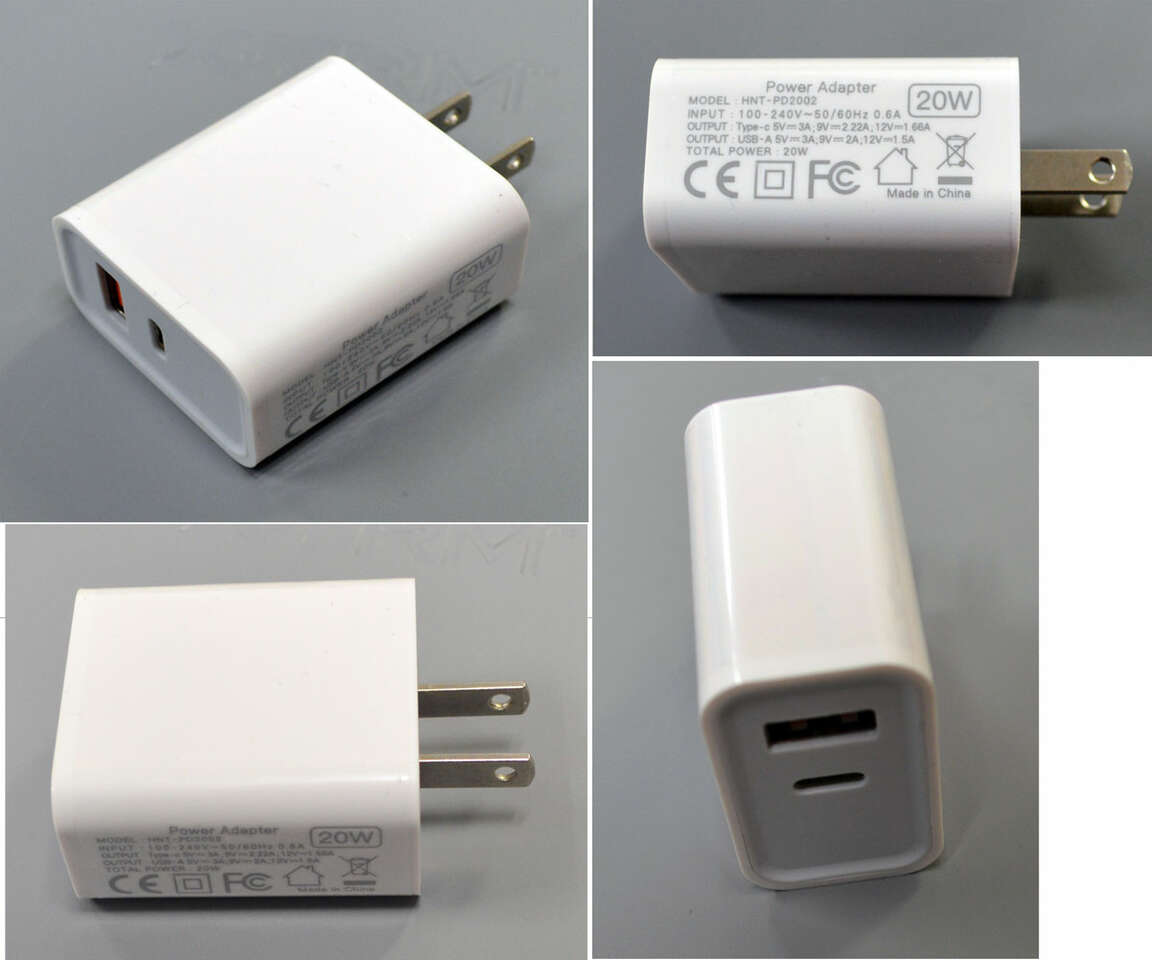 20W USB-C Dual Port Adapter Wall Charger iPhone 11 12 13 14 XR XS Max SAMSUNG