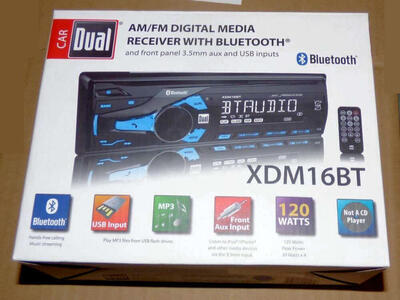 New Car Stereo Radio Bluetooth, MP3 USB 120 watts