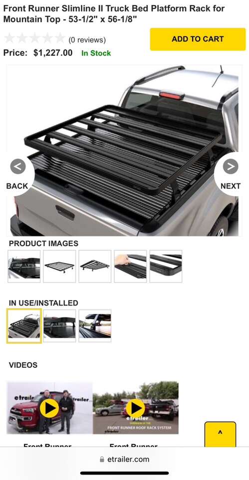 Retraxpro XR Cover W/Tslots & Slimline ll Rack