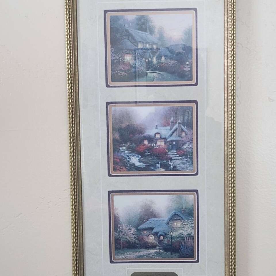 THOMAS KINKADE "ACCENT PRINTS COLLECTION" FRAMED